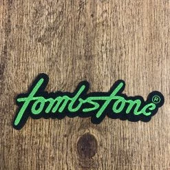 Guadalajara Western Wear Tombstone Black / Green Patch (Peel & Stick Patch) Accessories