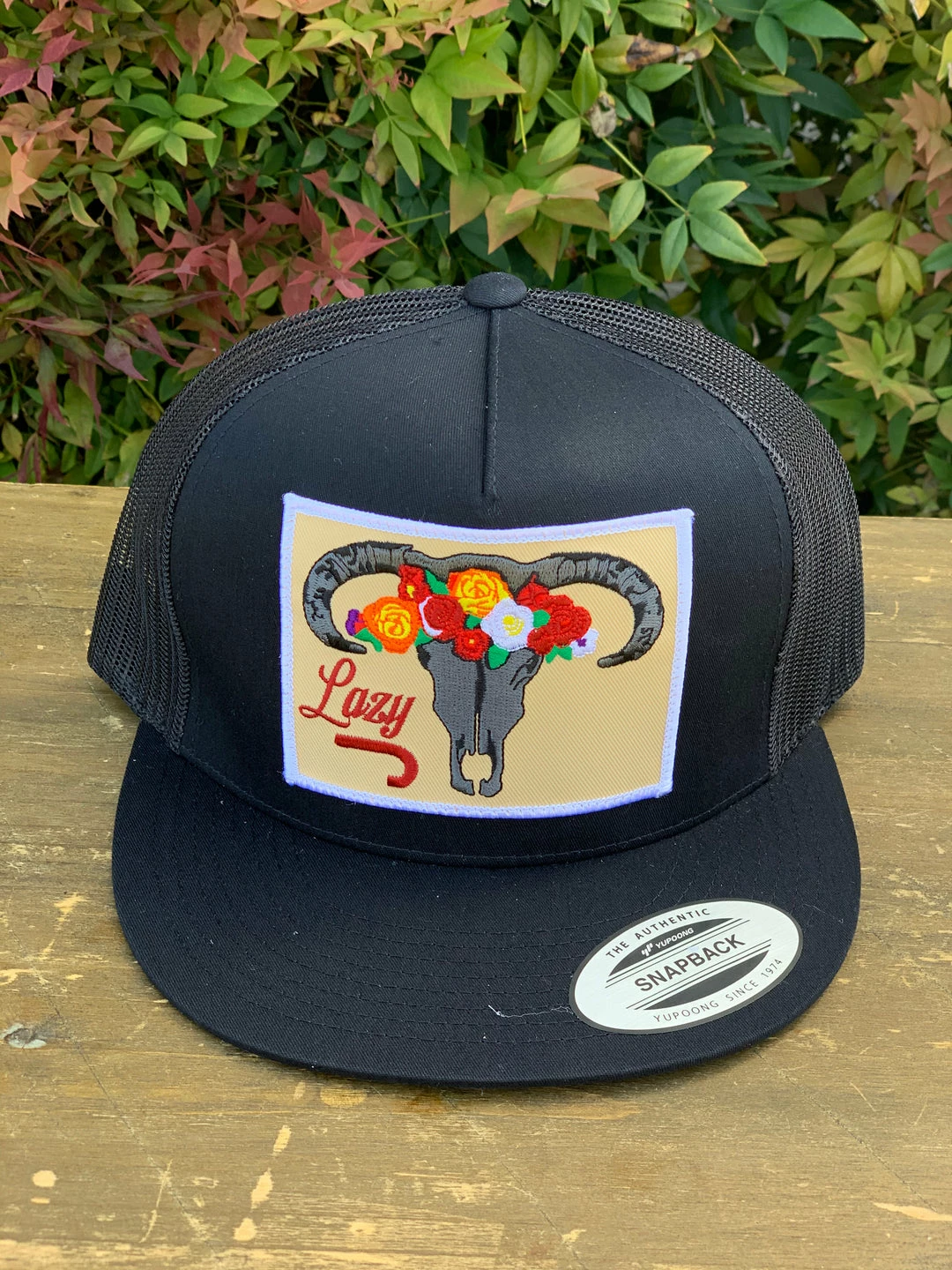 Guadalajara Western Wear Lazy J Ranch Wear Cap Flower Blk/Blk Accessories 3 Guadalajara Western Wear Lazy J Ranch Wear Cap Flower Blk/Blk Accessories