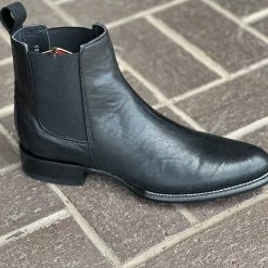 Guadalajara Western Wear Men Los Altos Piel Negro Botin Chelsea