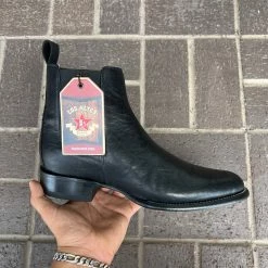 Guadalajara Western Wear Men Los Altos Piel Negro Botin Chelsea