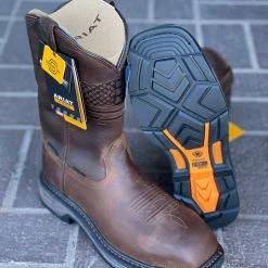 Men Ariat WorkHog XT Patriot Waterproof Carbon Toe Work Boot