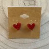 Guadalajara Western Wear Women Red Heart Studs