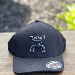 Guadalajara Western Wear Hooey Ash Blk Flex-Fit Cap Accessories