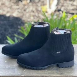 Guadalajara Western Wear Original Michel Charro Nobuk Negro Industrial Sole Botines