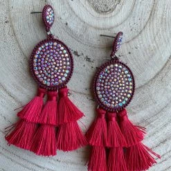 Guadalajara Western Wear Women Red Tassels