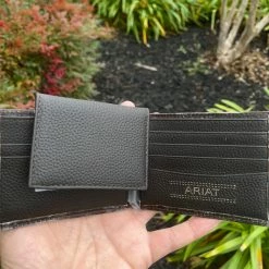 Guadalajara Western Wear Ariat Mens Mexico Logo Removable Pass Case Wallet Accessories