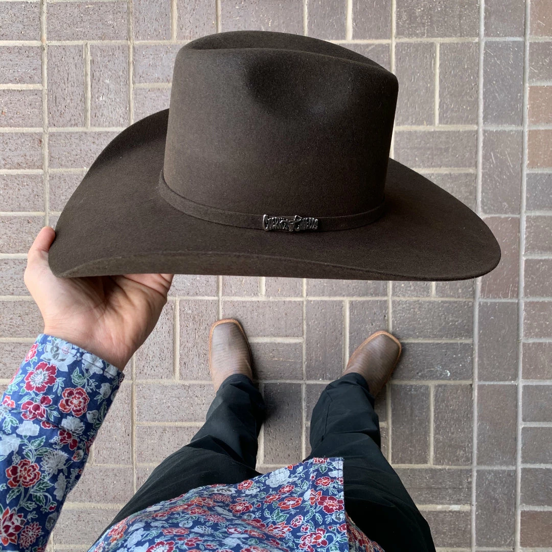 Guadalajara Western Wear Men Renegado 6x Chocolate Fur Felt Cowboy Hat (EXCLUSIVE ITEM) 7 Guadalajara Western Wear Men Renegado 6x Chocolate Fur Felt Cowboy Hat (EXCLUSIVE ITEM)