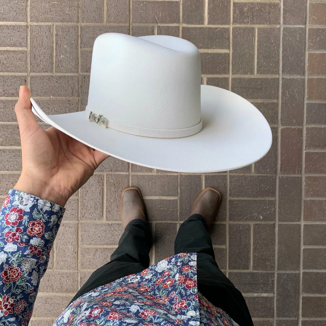 Guadalajara Western Wear Renegado 6x White Premium Fur Felt Cowboy Hat (EXCLUSIVE ITEM) 5 Guadalajara Western Wear Renegado 6x White Premium Fur Felt Cowboy Hat (EXCLUSIVE ITEM)