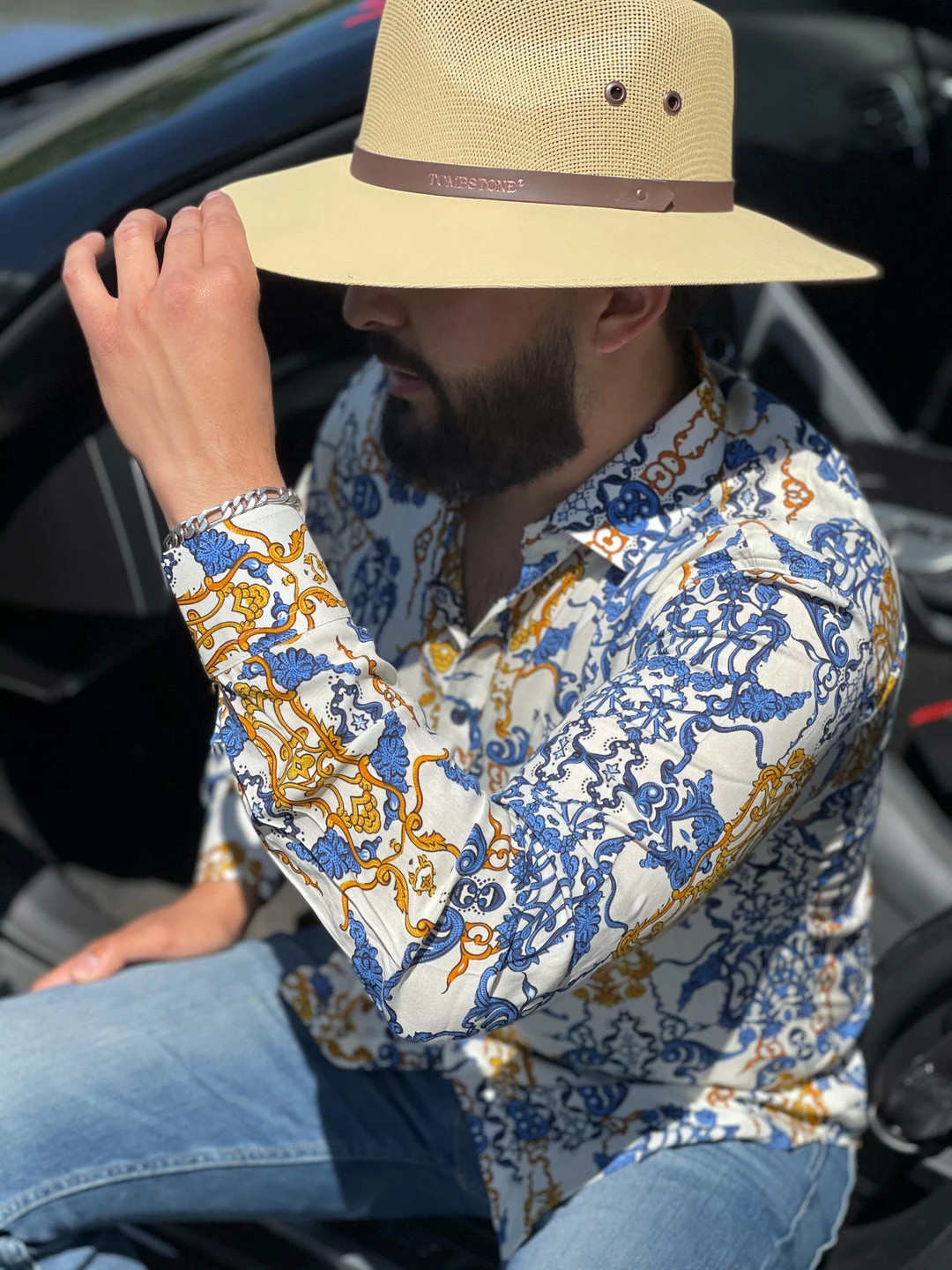 Guadalajara Western Wear Explorer Tombstone Straw Hat (Sand / Arena) Men 4 Guadalajara Western Wear Explorer Tombstone Straw Hat (Sand / Arena) Men