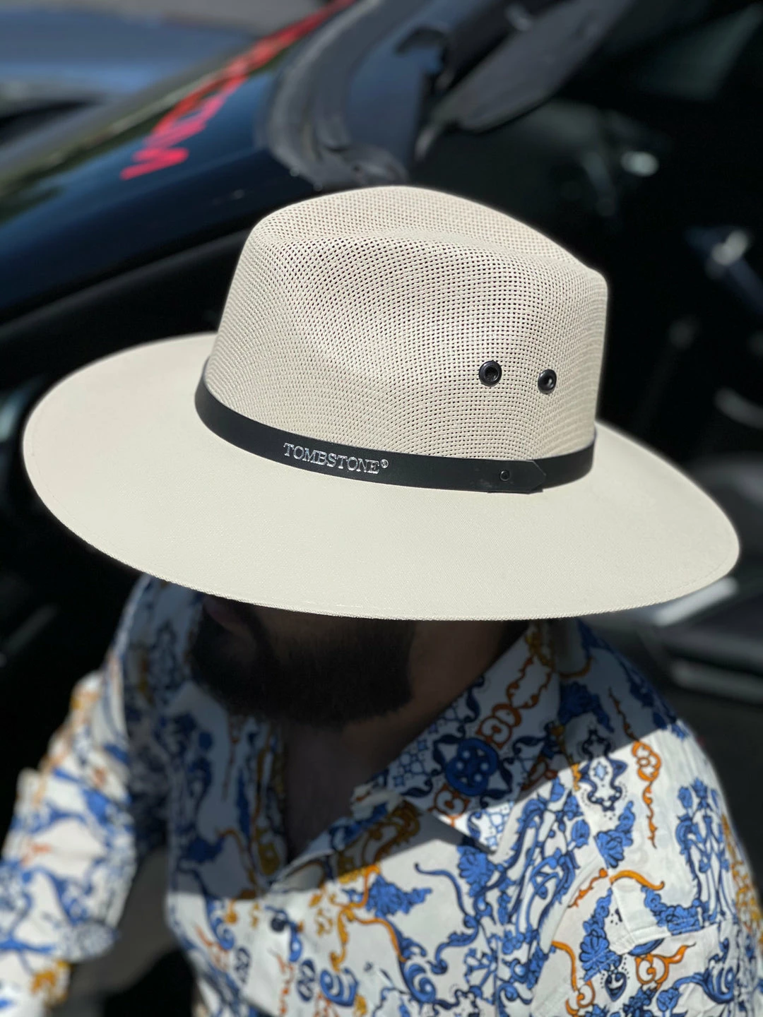 Guadalajara Western Wear Men Explorer Tombstone Straw Hat (Beige / Crema) 3 Guadalajara Western Wear Men Explorer Tombstone Straw Hat (Beige / Crema)