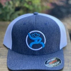 Guadalajara Western Wear Accessories Hooey Strap Roughy Blue Flexfit Cap