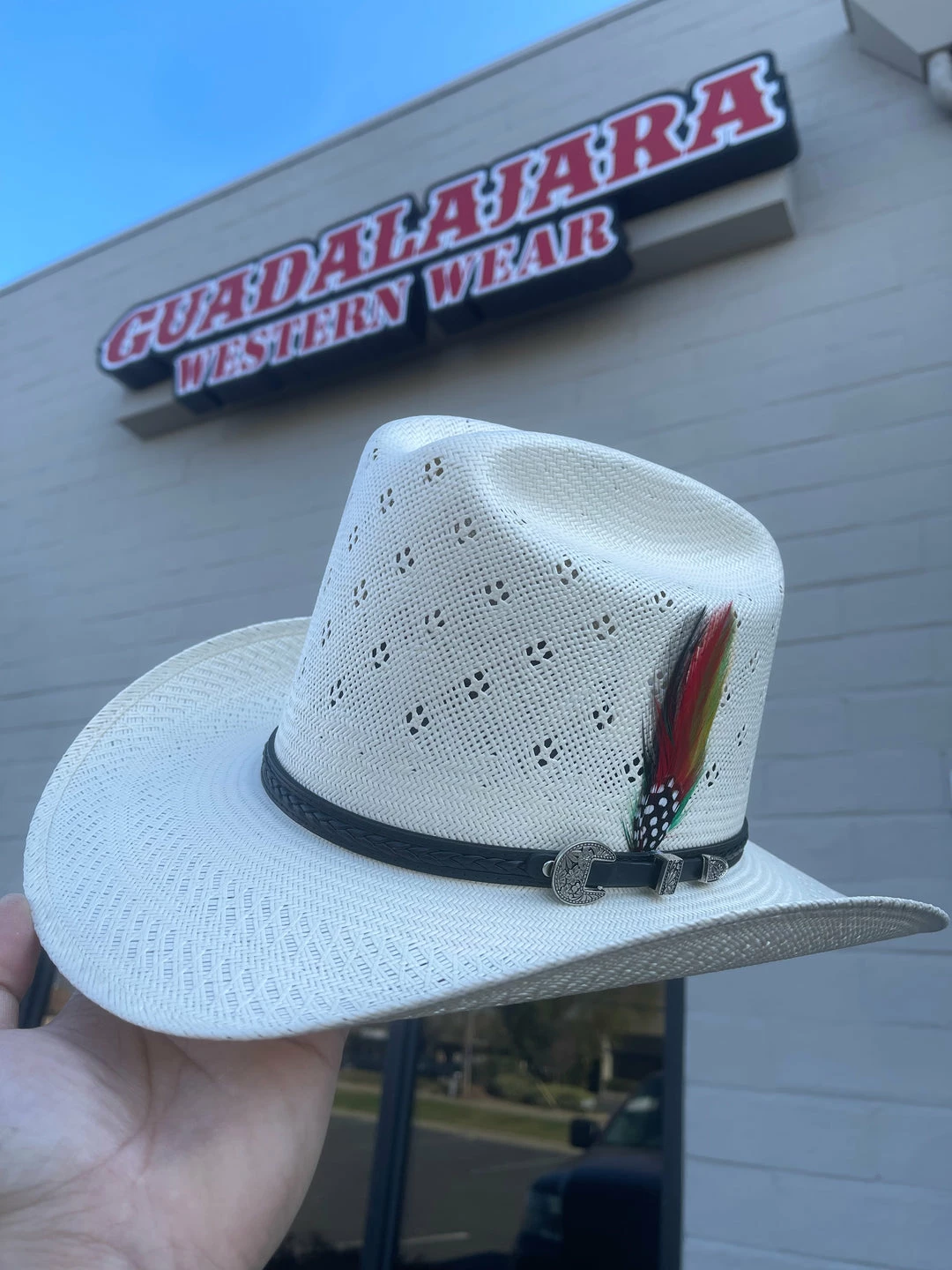 Guadalajara Western Wear Tombstone 30x El Viejon Flower Crown (Copa Alta) Cowboy Straw Hat Men 3 Guadalajara Western Wear Tombstone 30x El Viejon Flower Crown (Copa Alta) Cowboy Straw Hat Men
