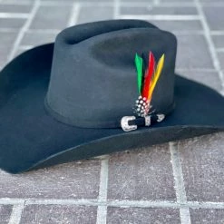 Guadalajara Western Wear Men Tombstone 20x Roper Black/Negro