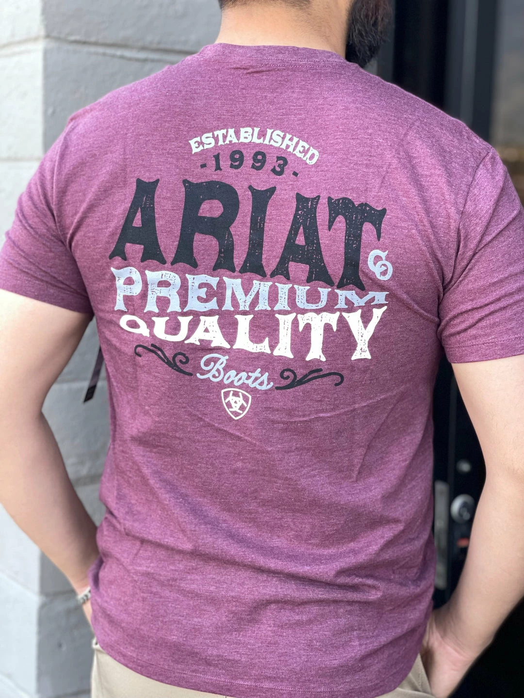 Guadalajara Western Wear Men Ariat Quality Boots T-Shirt 3 Guadalajara Western Wear Men Ariat Quality Boots T-Shirt