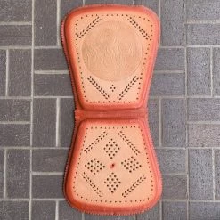 Guadalajara Western Wear Accessories Leather Car Seat Cover / Respaldo De Cuero Para Carro (Horses)