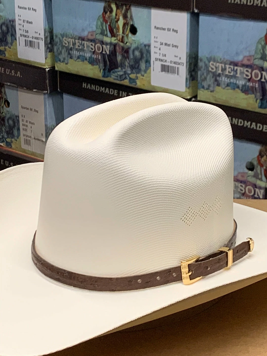 Guadalajara Western Wear Tombstone 1000x Johnson (Copa Alta) With Dark Brown Ostrich Leather Band Men 4 Guadalajara Western Wear Tombstone 1000x Johnson (Copa Alta) With Dark Brown Ostrich Leather Band Men