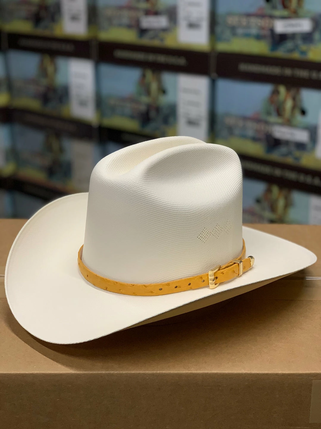 Guadalajara Western Wear Tombstone 1000x Johnson (Copa Chica) Toquilla Avestruz Mantequilla Men 5 Guadalajara Western Wear Tombstone 1000x Johnson (Copa Chica) Toquilla Avestruz Mantequilla Men