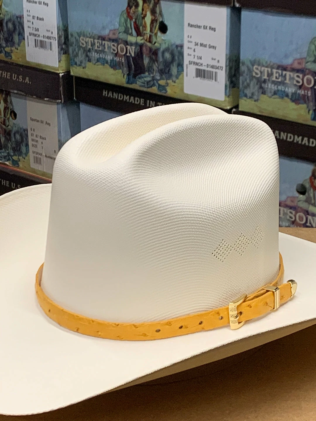 Guadalajara Western Wear Tombstone 1000x Johnson (Copa Chica) Toquilla Avestruz Mantequilla Men 6 Guadalajara Western Wear Tombstone 1000x Johnson (Copa Chica) Toquilla Avestruz Mantequilla Men