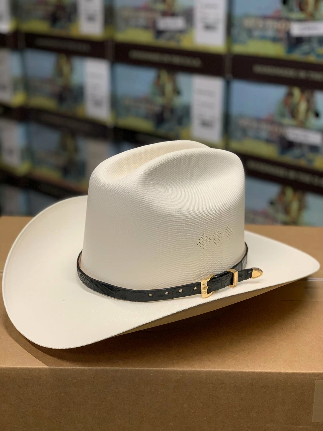 Guadalajara Western Wear Men Tombstone 1000x Johnson (Copa Chica) Toquilla Caiman Negro 6 Guadalajara Western Wear Men Tombstone 1000x Johnson (Copa Chica) Toquilla Caiman Negro