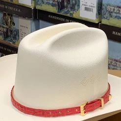 Guadalajara Western Wear Tombstone 1000x Johnson (Copa Chica) Toquilla Caiman Rojo Men 10 Guadalajara Western Wear Tombstone 1000x Johnson (Copa Chica) Toquilla Caiman Rojo Men