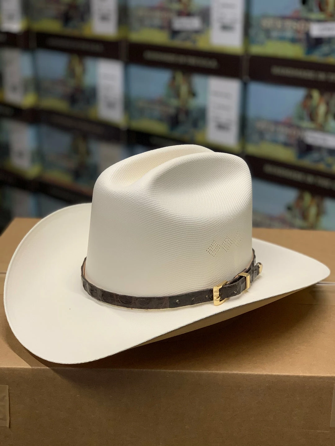 Guadalajara Western Wear Tombstone 1000x Johnson (Copa Chica) Toquilla Caiman Cafe Obscuro Men 7 Guadalajara Western Wear Tombstone 1000x Johnson (Copa Chica) Toquilla Caiman Cafe Obscuro Men