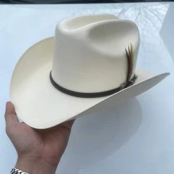 Guadalajara Western Wear Men Cuernos Chuecos 300x Milano With Caiman Hat Band (Exclusive)