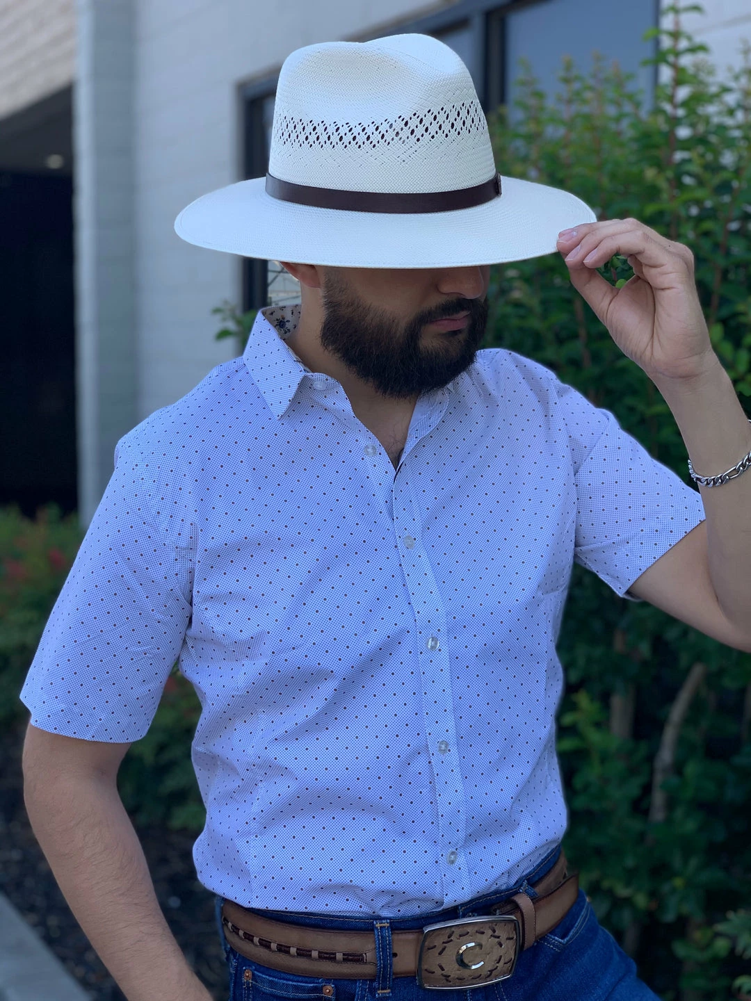 Guadalajara Western Wear Men Terenzio Royal Palm Straw Hat 5 Guadalajara Western Wear Men Terenzio Royal Palm Straw Hat