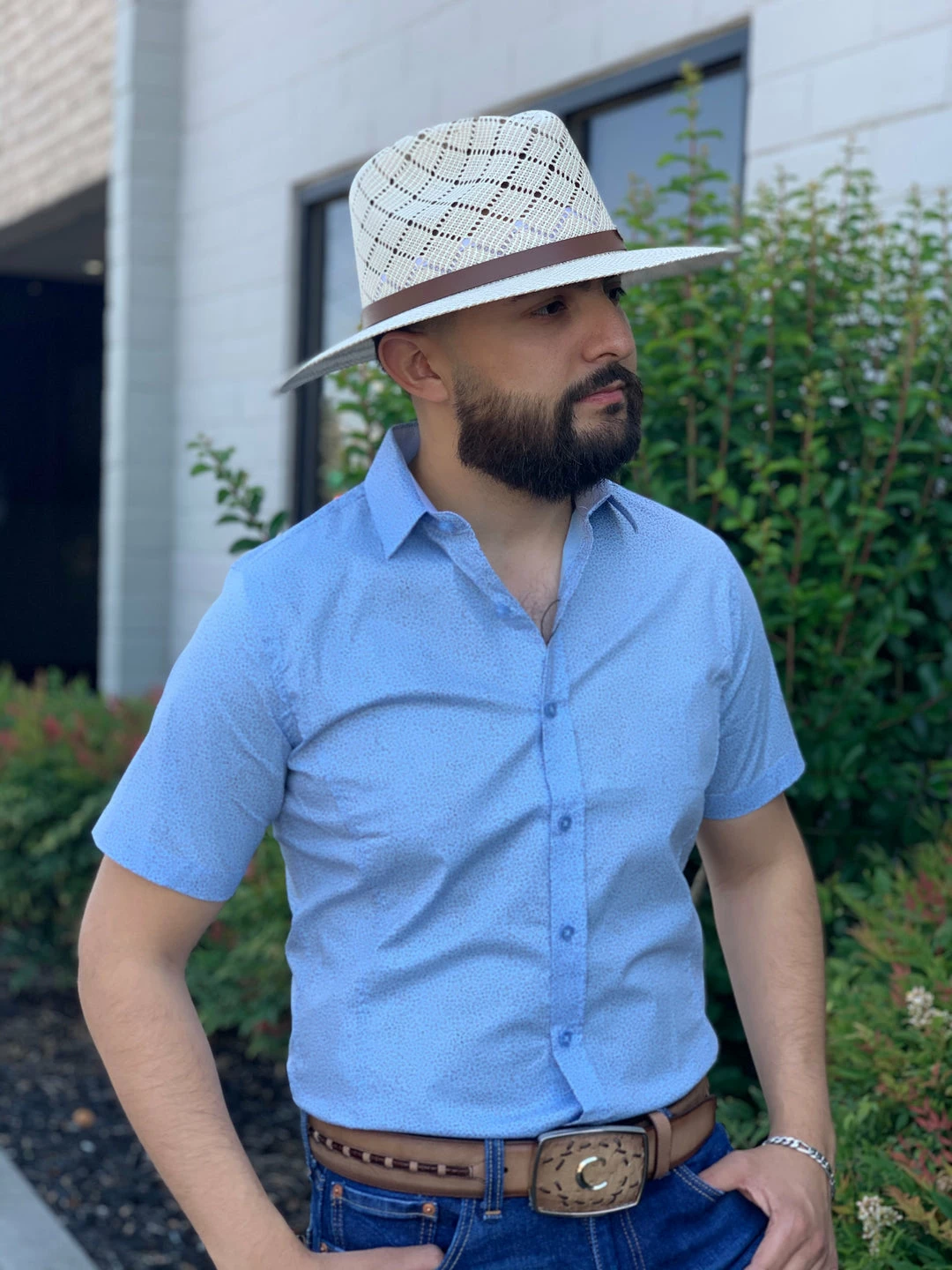 Guadalajara Western Wear Men Luigi Royal Palm Straw Hat 4 Guadalajara Western Wear Men Luigi Royal Palm Straw Hat