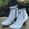 Guadalajara Western Wear Cuadra Barcelona Blanco Leather White Ankle Boot