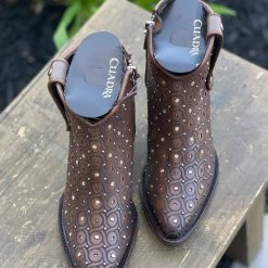 Guadalajara Western Wear Cuadra Barcelona Maple Leather White Ankle Boot