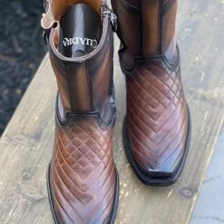 Cuadra Acanalado Dubai Toe Leather Ankle Boot