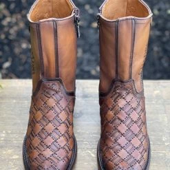 Cuadra Miel Sillero Dubai Toe Leather Ankle Boot