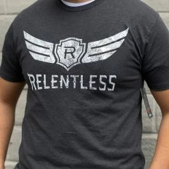 Guadalajara Western Wear Black Relentless Logo T-Shirt Men