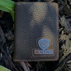 Guadalajara Western Wear Ariat Mens Bifold Concho Ariat Sighn Accessories
