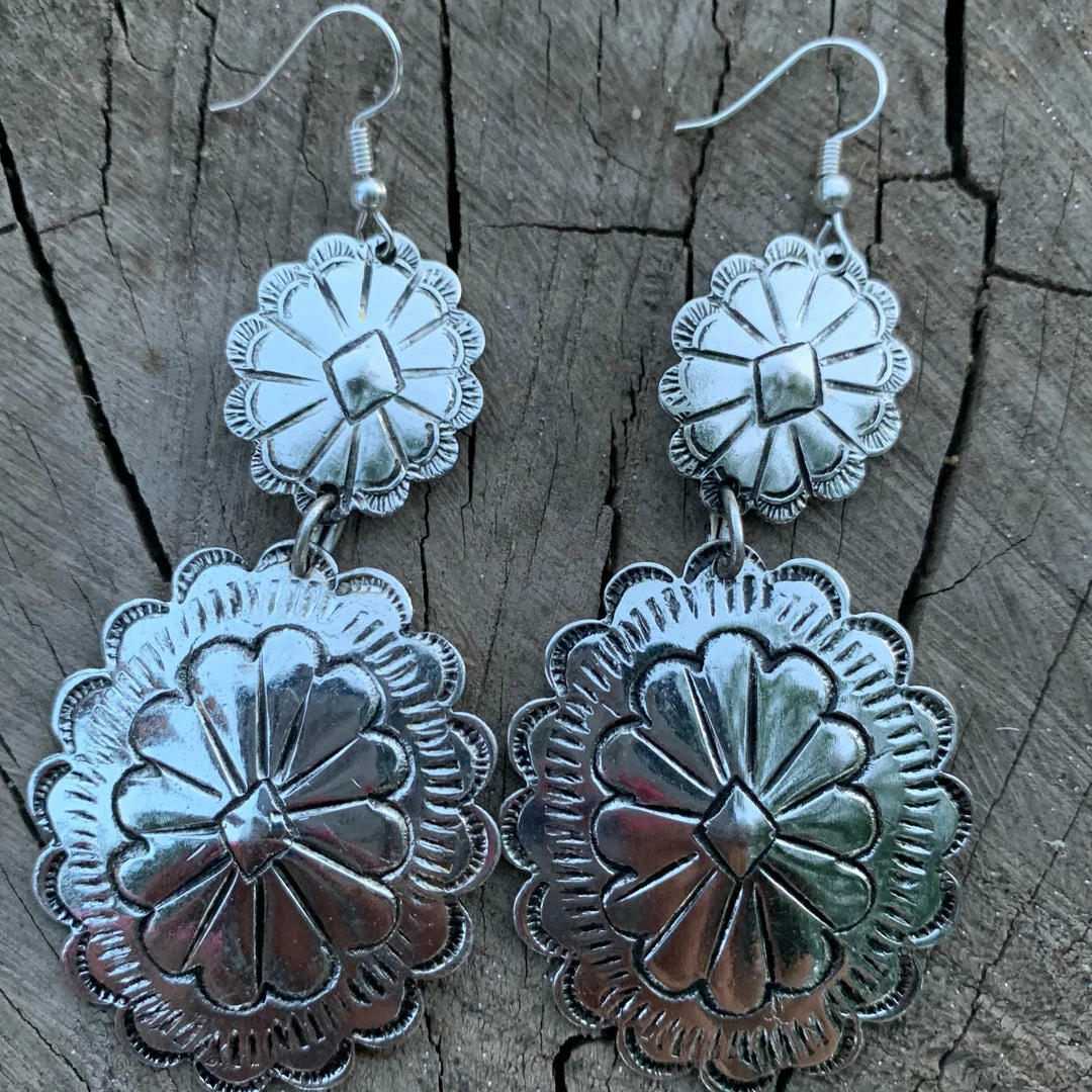 Guadalajara Western Wear Double Silver Concho Women 3 Guadalajara Western Wear Double Silver Concho Women