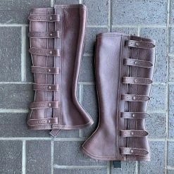 Guadalajara Western Wear Polaina Broche Cafe / Brown Chaps