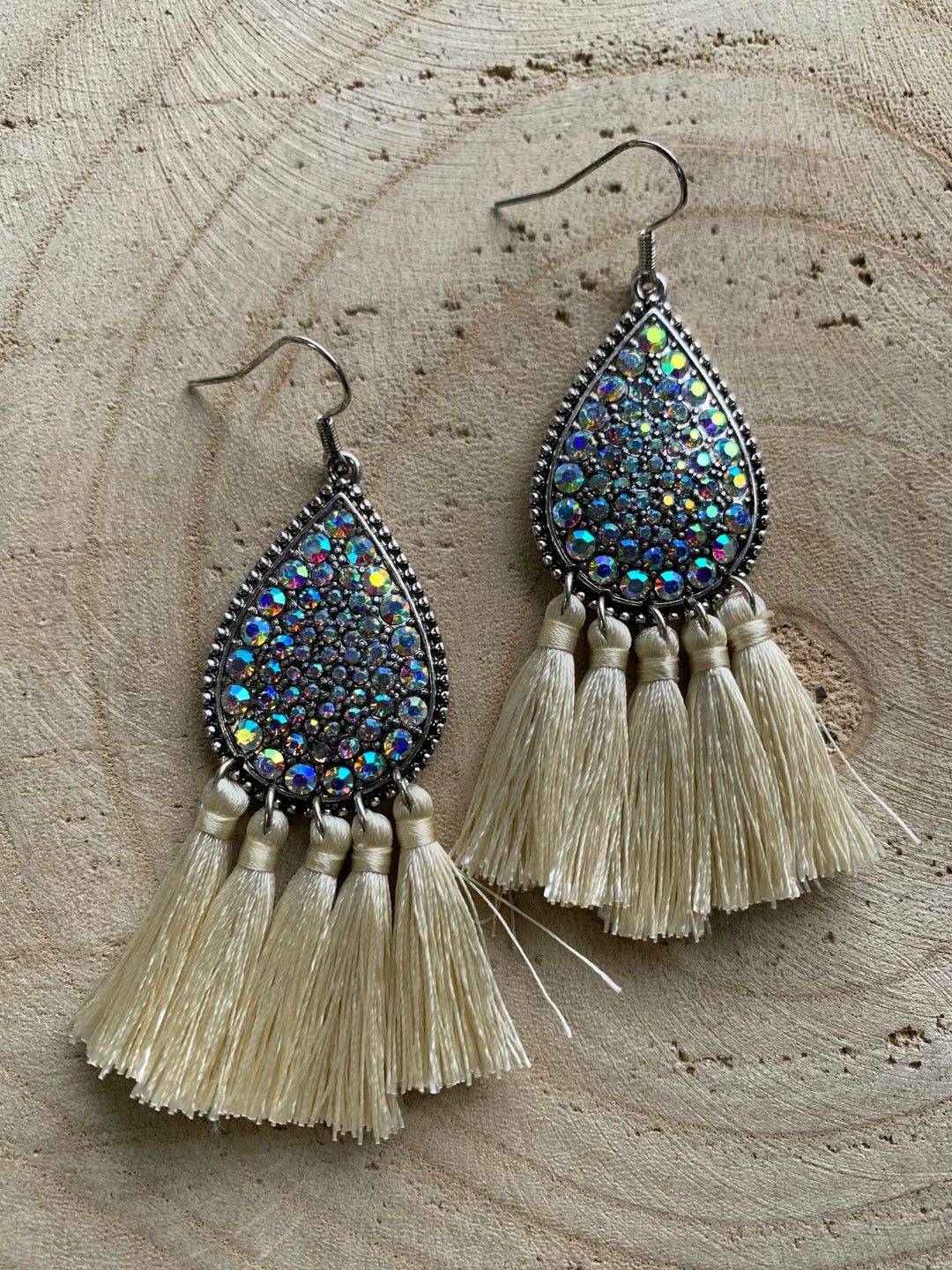 Guadalajara Western Wear White Sparkly Tassel Women 3 Guadalajara Western Wear White Sparkly Tassel Women