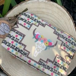 Guadalajara Western Wear Longhorn Cosmetic Bag Women