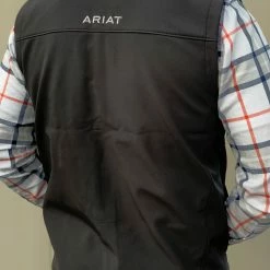 Ariat Men's Vernon 2.0 Softshell Vest Black / Black