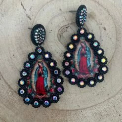 Guadalajara Western Wear Shiny Black Virgencita Women