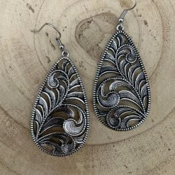 Guadalajara Western Wear Western Silver Hoop Women