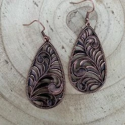 Guadalajara Western Wear Women Western Bronze Hoop