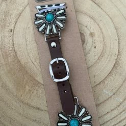 Guadalajara Western Wear Blue/White Squash Blossom