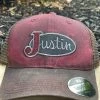 Guadalajara Western Wear Justin Cap - Red Accessories