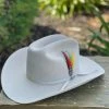 Stetson 6x Spartan Silverbelly Cowboy Felt Hat Sinaloa (Copa Chica Falda/Brim 3.5") 1 Stetson 6x Spartan Silverbelly Cowboy Felt Hat Sinaloa (Copa Chica Falda/Brim 3.5")