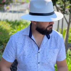 Guadalajara Western Wear Somher Unisex Straw Hat (White/Black) Men