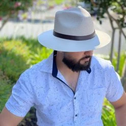 Guadalajara Western Wear Somher Unisex Straw Hat (Beige/Dark Brown) Men