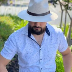 Guadalajara Western Wear Somher Unisex Straw Hat (Beige/Dark Brown) Men