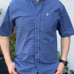 Guadalajara Western Wear Men Ariat Old Bay Classic Fit Short Sleeve Shirt