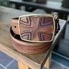 Guadalajara Western Wear Cuadra Almond Modern Cross Leather Belt Men 1 Guadalajara Western Wear Cuadra Almond Modern Cross Leather Belt Men